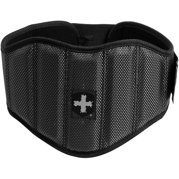 Harbinger Men's Firm Fit 7.5 inch Contoured Weightlifting Belt, Black Size Medium