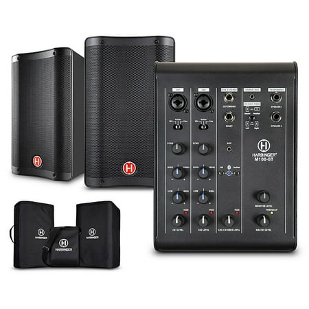 Harbinger Portable Bluetooth PA System with Custom Carry Bags