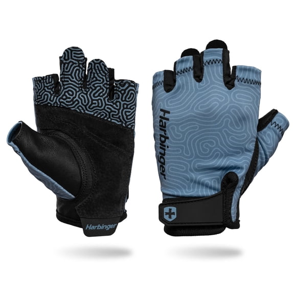 Harbinger Women's Pro Gloves 3.0 - Slate Blue - Large