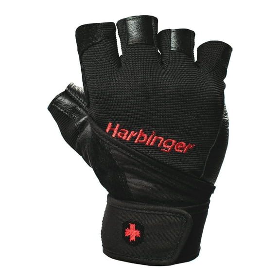 Harbinger Pro Wrist Wrap Glove Black Large