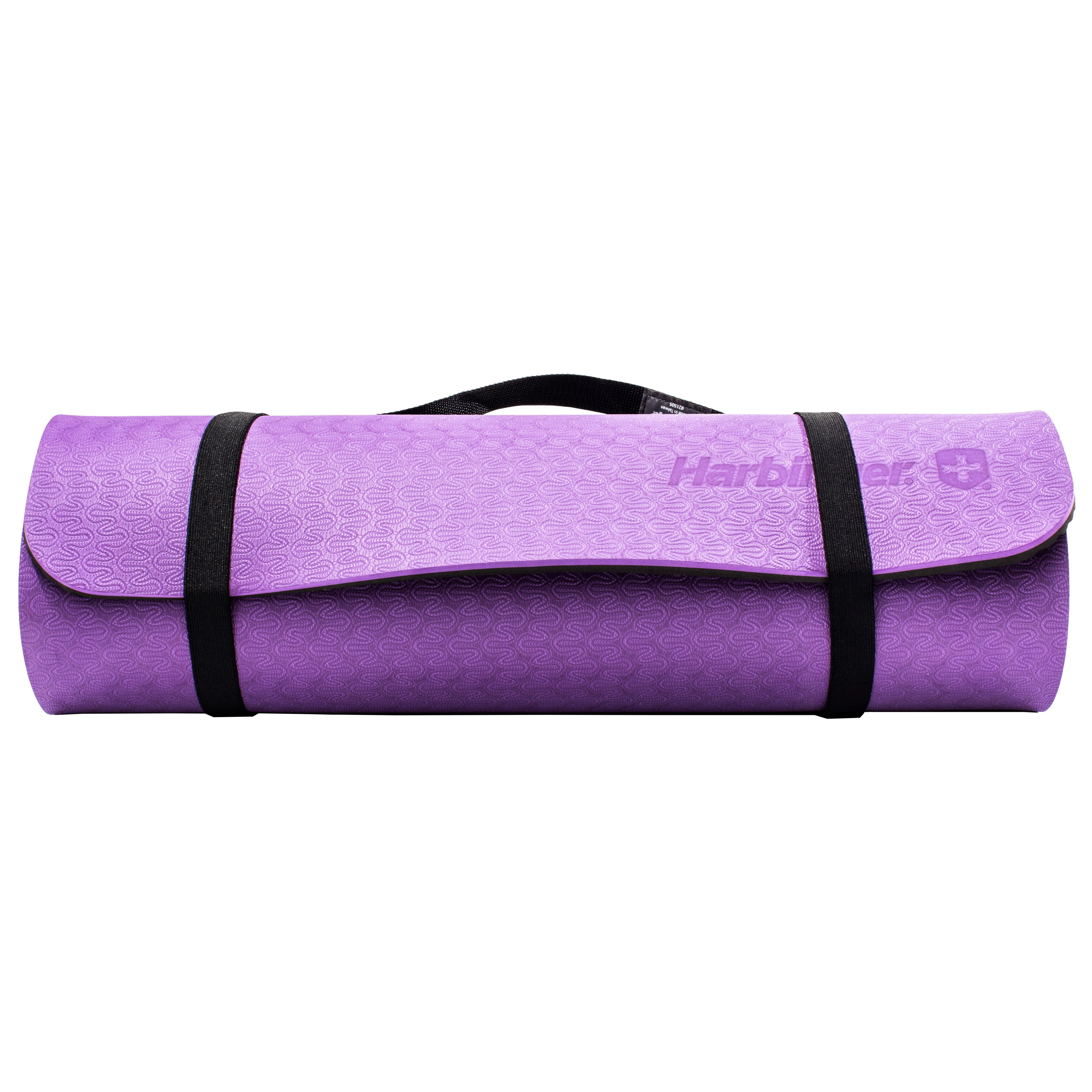 Harbinger Recyclable Foam Eco Fit Exercise Mat 3 8 Inch Purple