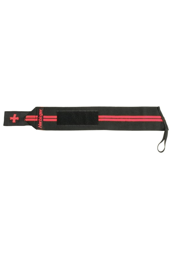 Red Line 18" Black Wrist Wraps, Wrist and Thumb Support During Weight Lifting