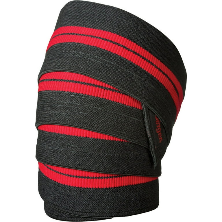 ウエイトトレーニング Gasp Knee wraps, Black/red Knee wraps - GASP