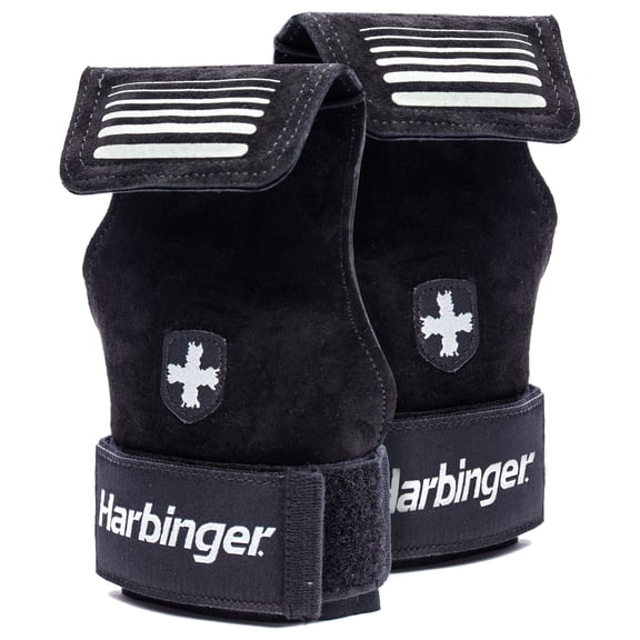 Harbinger Un-Glove BioForm Large/X-Large SpiderGrip Black Weight Lifting Straps