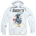 thumbnail image 1 of Harbinger Vertical Team Adult Pullover Hoodie Sweatshirt White, 1 of 2