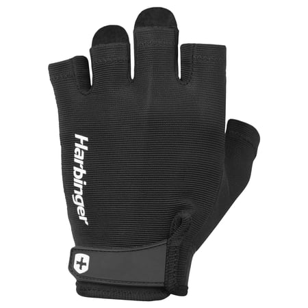 Harbinger Weightlifting Power Gloves 2.0, Unisex Black Large