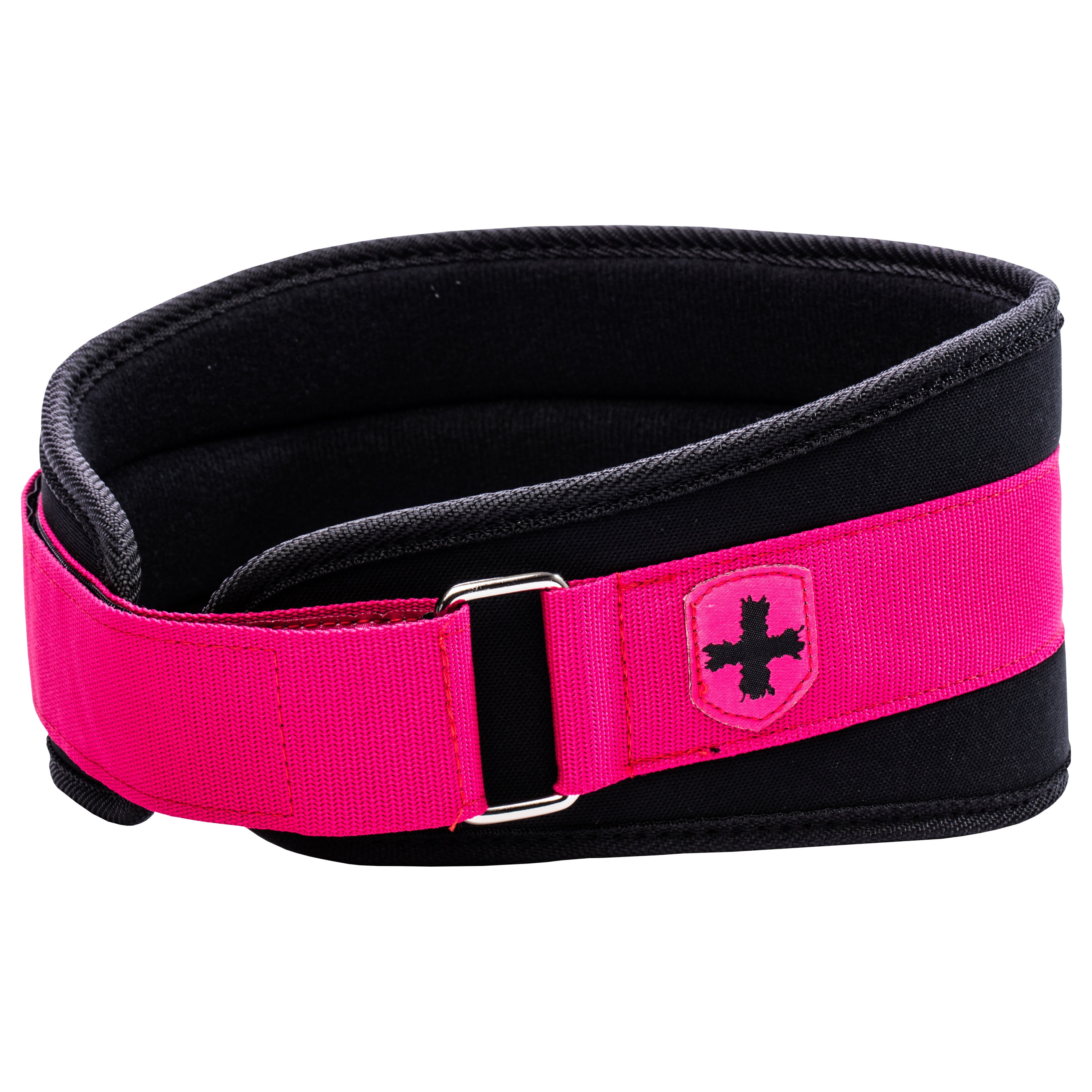 Harbinger Women's Nylon Weightlifting Belt with Flexible Ultralight Foam  Core, 5-Inch, Pink, X-Small