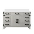 thumbnail image 1 of Harbor 48 in W x 22 in D White Oak Single Bath Vanity and White Quartz Top, 1 of 6