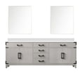 thumbnail image 1 of Harbor 84 in W x 22 in D White Oak Double Bath Vanity, Cultured Marble Top and 36 in Mirrors, 1 of 6