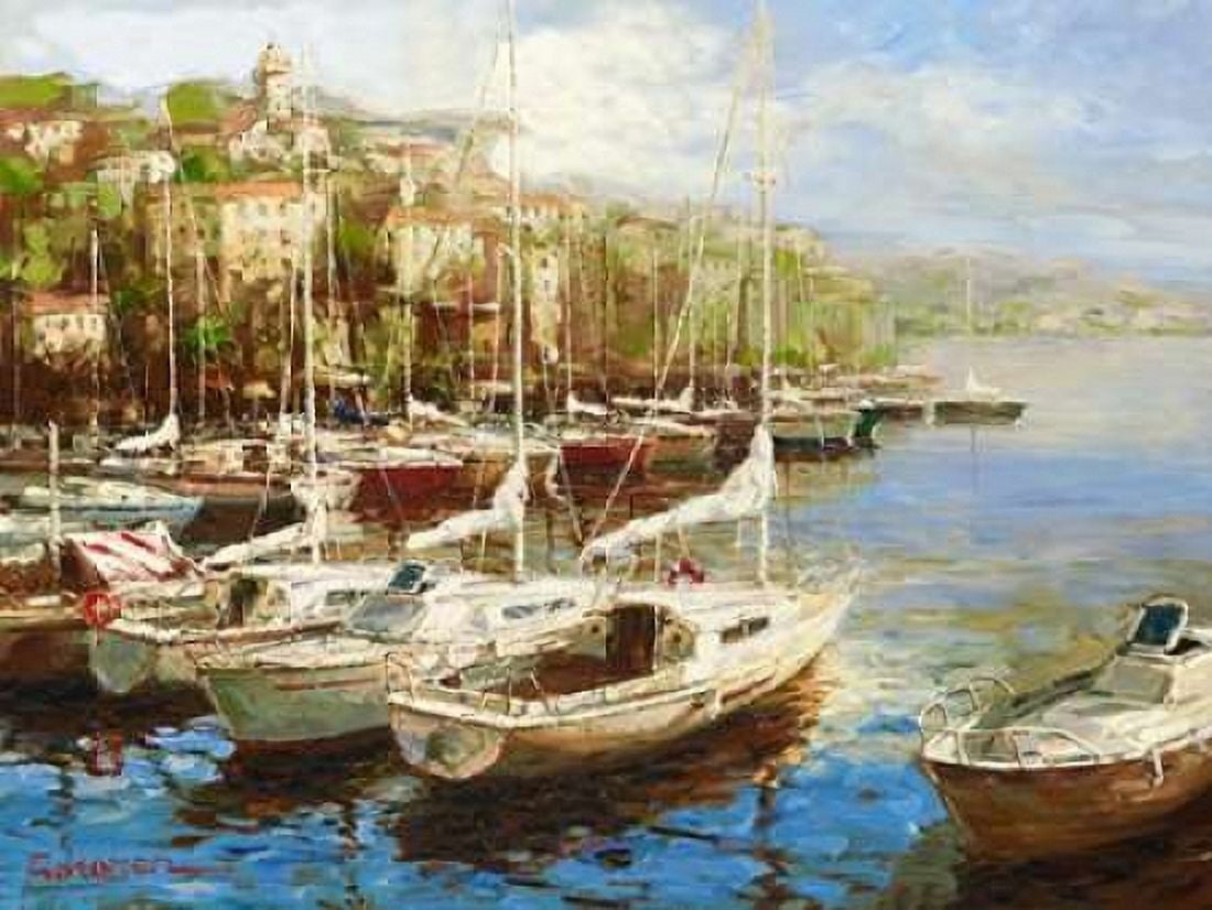 Harbor Bay Canvas Art - Furtesen (18 x 24)