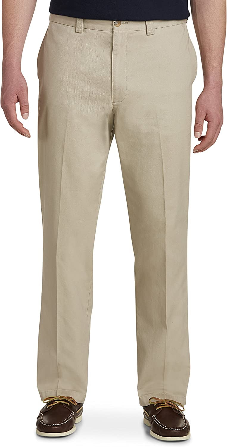 Harbor Bay WaistRelaxer Pants Men's Big and Tall khaki 44x34