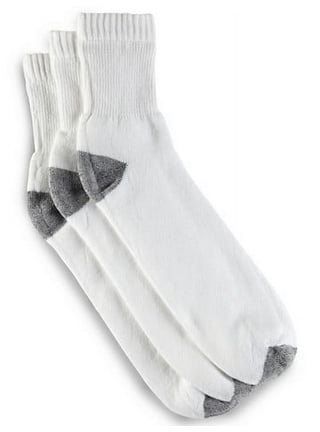 Athletic Works Men's Ankle Socks, 24 Pack 