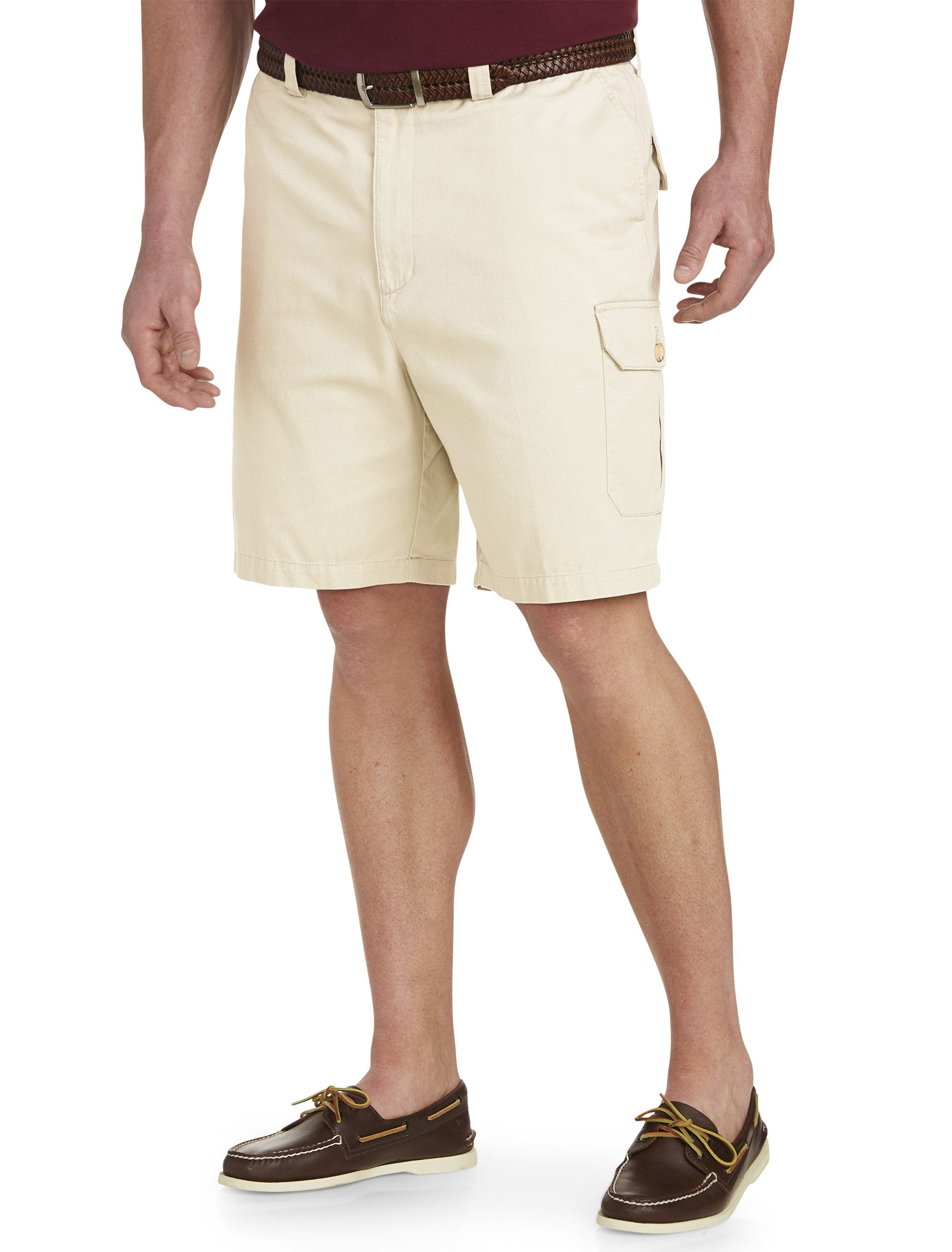 Harbor Bay by DXL Big and Tall Men's Continuous Comfort Twill Cargo
