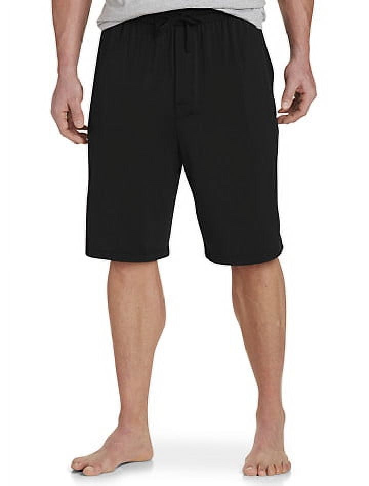 Harbor Bay by DXL Big and Tall Men's Performance Jam Shorts, Black, 6X