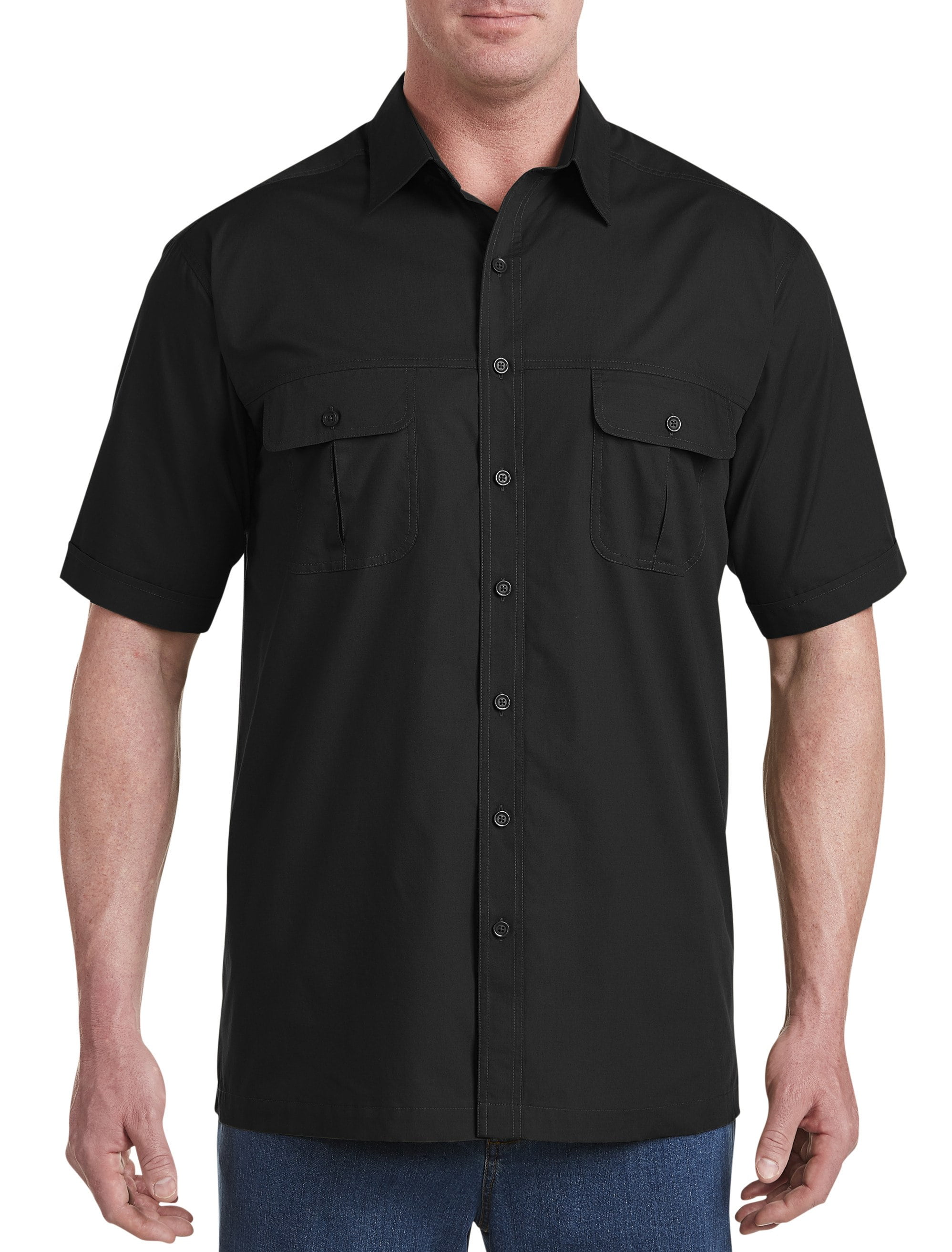 Harbor Bay by DXL Big and Tall Men's ShortSleeve CoPilot Sport Shirt