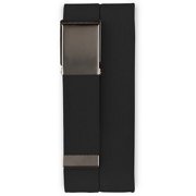 Harbor Bay by DXL Big and Tall Men's Stretch Webbed Belt, Black, 65" waist