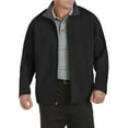 thumbnail image 1 of Harbor Bay by DXL Big and Tall Men's Bonded Fleece Jacket, Black Charcoal, 4XL-TALL, 1 of 5