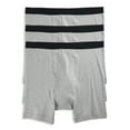 thumbnail image 1 of Harbor Bay by DXL Big and Tall Men's Boxer Briefs, Grey, 5XL, Pack of 3, 1 of 7