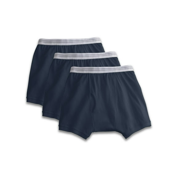 Harbor Bay by DXL Men's Big and Tall  Big and Tall Men's Boxer Briefs, Navy, 7XL, Pack of 3