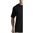 thumbnail image 1 of Harbor Bay by DXL Big and Tall Men's Color Crewneck T-Shirts, Black, 3XLTall, Pack of 3, 1 of 7