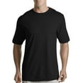 thumbnail image 1 of Harbor Bay by DXL Big and Tall Men's Color Crewneck T-Shirts, Black, 6XLTall, Pack of 3, 1 of 7