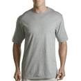 thumbnail image 1 of Harbor Bay by DXL Big and Tall Men's Color Crewneck T-Shirts, Grey, 4XL, Pack of 3, 1 of 7
