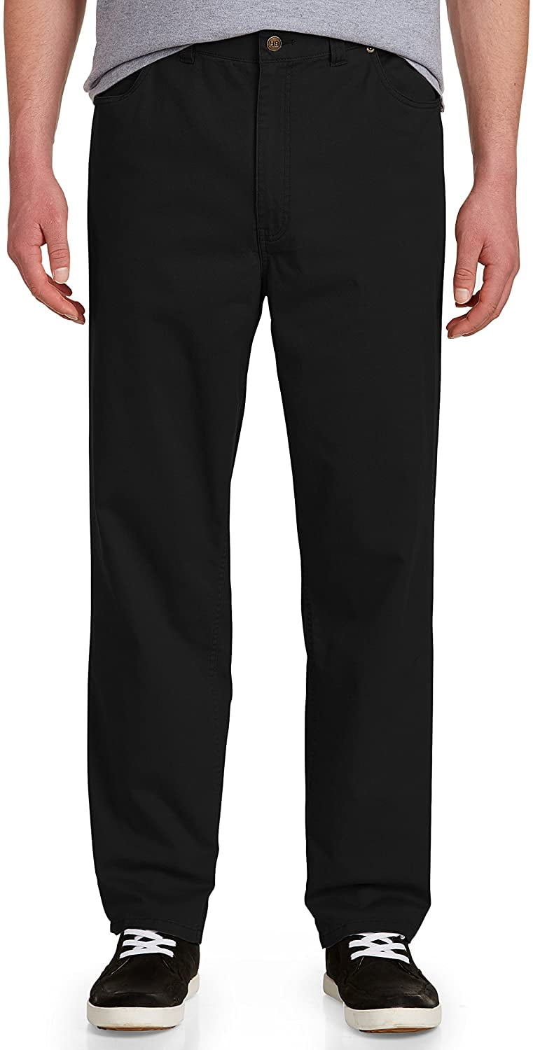 DXL Harbor Bay Men's Big & Tall Comfort Pants - Tigers Eye, 56x30, Stretch Waist, Loose Fit