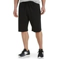 thumbnail image 1 of Harbor Bay by DXL Big and Tall Men's Cotton Shorts, Black, 4XL, 1 of 5