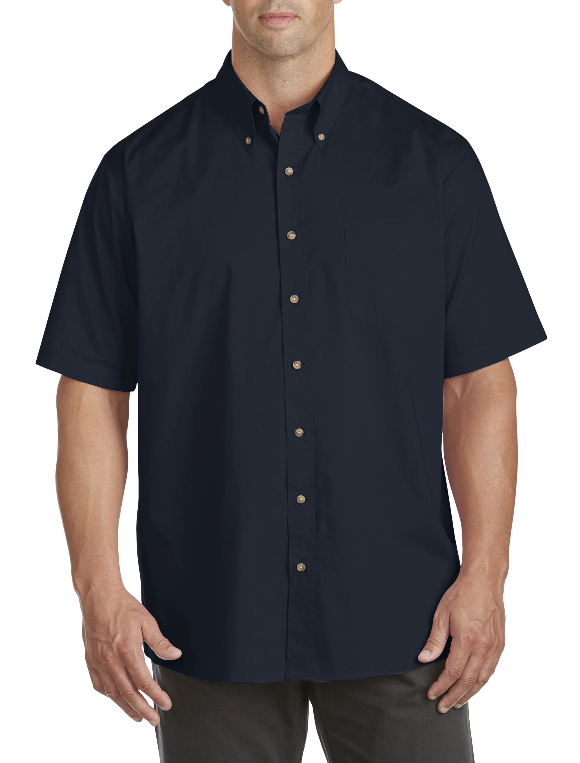 harbor bay dress shirts Harbor Bay Easy-Care Solid Sport Shirt