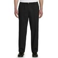 thumbnail image 1 of Harbor Bay by DXL Men's Big and Tall  Big and Tall Men's Elastic-Waist Pants, Black, 6X, Regular Rise, 28 Inseam 6XL x 28, 1 of 6