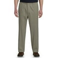 thumbnail image 1 of Harbor Bay by DXL Men's Big and Tall  Big and Tall Men's Elastic-Waist Pants, Olive, 4X, Regular Rise, 30 Inseam 4XL x 30, 1 of 6