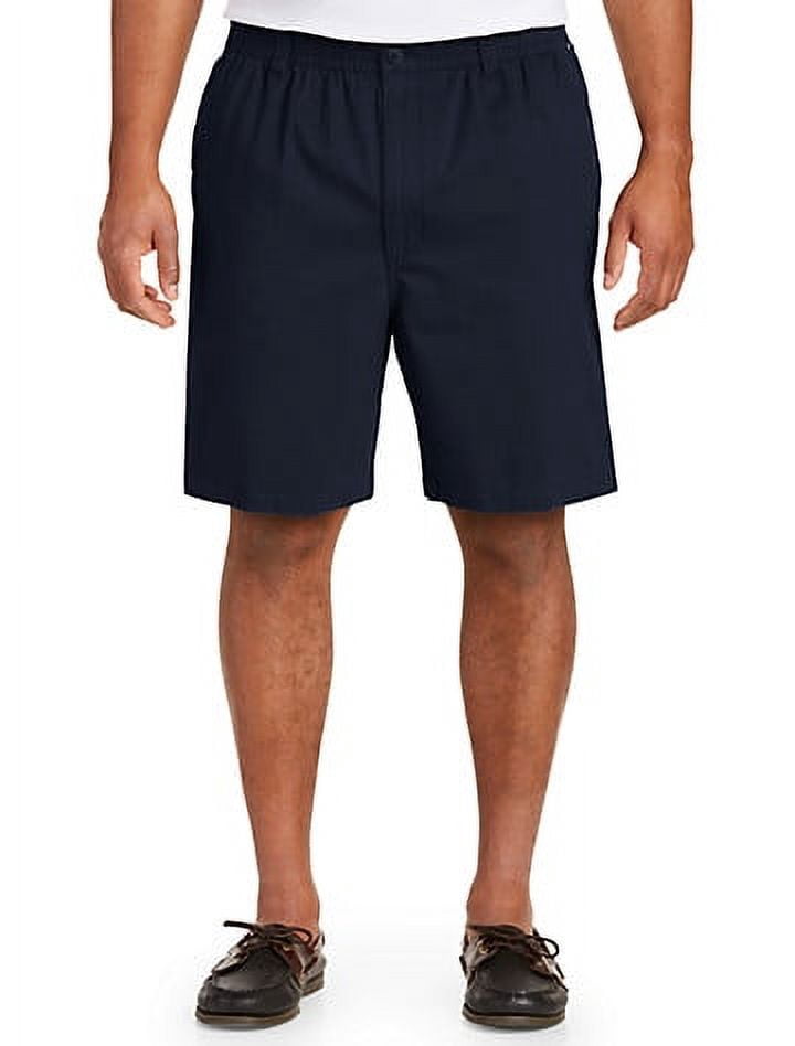 wulanhada Men's Big and Tall Shorts XL-9XL with Adjustable Elastic