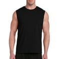 thumbnail image 1 of Harbor Bay by DXL Big and Tall Men's Moisture-Wicking Muscle T-Shirt, Black, 1XLTall, 1 of 5