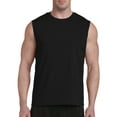 thumbnail image 1 of Harbor Bay by DXL Big and Tall Men's Moisture-Wicking Muscle T-Shirt, Black, 3XLTall, 1 of 6