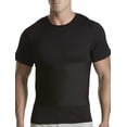 thumbnail image 1 of Harbor Bay by DXL Big and Tall Men's Shapewear Crewneck T-Shirt, Black, 1XL, 1 of 5