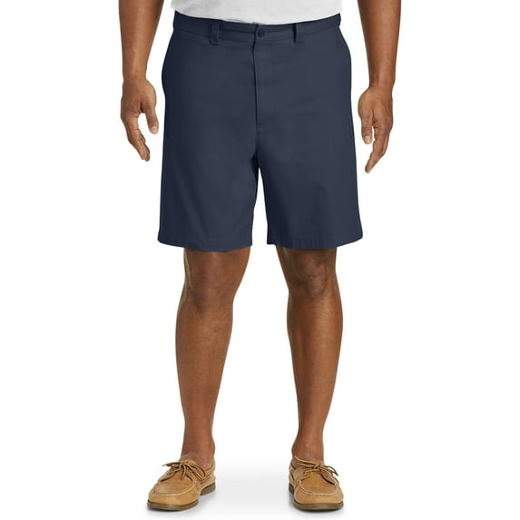 Harbor Bay by DXL Men's Big and Tall Big and Tall Men's Waist-Relaxer Shorts, New Navy, 58 Regular