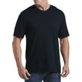 thumbnail image 1 of Harbor Bay by DXL Big and Tall Men's Wicking Jersey V-Neck Tee Shirt, Navy, 7XL, 1 of 5