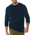 thumbnail image 1 of Harbor Bay by DXL Big and Tall Men's Wicking No-Pocket Long-Sleeve Tee Shirt, Navy, 1XLT, 1 of 5