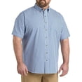 thumbnail image 1 of Easy-Care Check Sport Shirt Navy White 2XL, 1 of 3