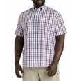 thumbnail image 1 of Easy-Care Medium Plaid Sport Shirt Red Blue 5XLT, 1 of 4