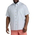 thumbnail image 1 of Easy-Care Medium Plaid Sport Shirt White Multi 2XLT, 1 of 3