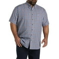 thumbnail image 1 of Easy-Care Plaid Sport Shirt Dusty Blue Wine 4XL, 1 of 4