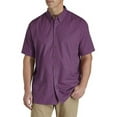 thumbnail image 1 of Easy-Care Solid Sport Shirt Plum Caspia Hthr 4XL, 1 of 3
