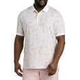 thumbnail image 1 of Floral Polo Shirt Grey/Pink 2XL, 1 of 6