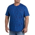 thumbnail image 1 of Floral Print T-Shirt Blue 5XL, 1 of 4
