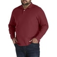 thumbnail image 1 of Honeycomb Piqué Polo Shirt Merlot 7XL, 1 of 4