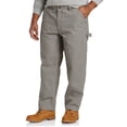 thumbnail image 1 of Harbor Bay by DXL Men's Big and Tall  Men's Big and Tall Canvas Work Pants, Charcoal Grey, 48W x 32L 48 x 32, 1 of 7