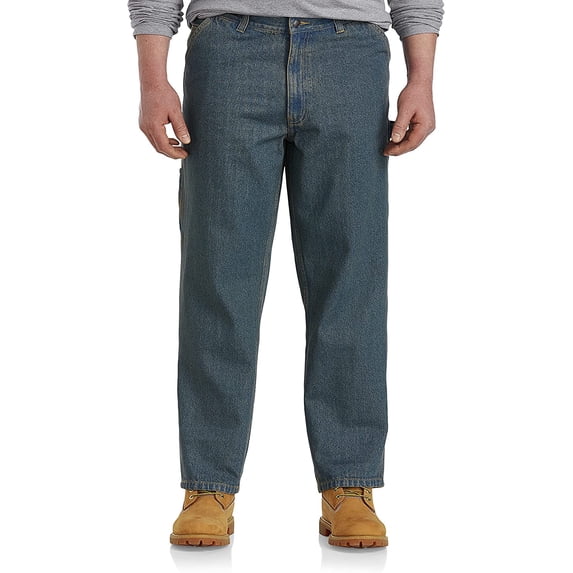 Harbor Bay by DXL Men's Big and Tall Men's Big and Tall Continuous Comfort Loose-Fit Shorts, Dirty Wash, 50 Long