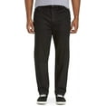 thumbnail image 1 of Harbor Bay by DXL Men's Big and Tall Continuous Comfort Stretch Jeans, Black, 46W X 38L, 1 of 7