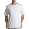 thumbnail image 1 of Harbor Bay by DXL Men's Big and Tall Crewneck T-Shirts, White, XLTALL, Pack of 5, 1 of 7
